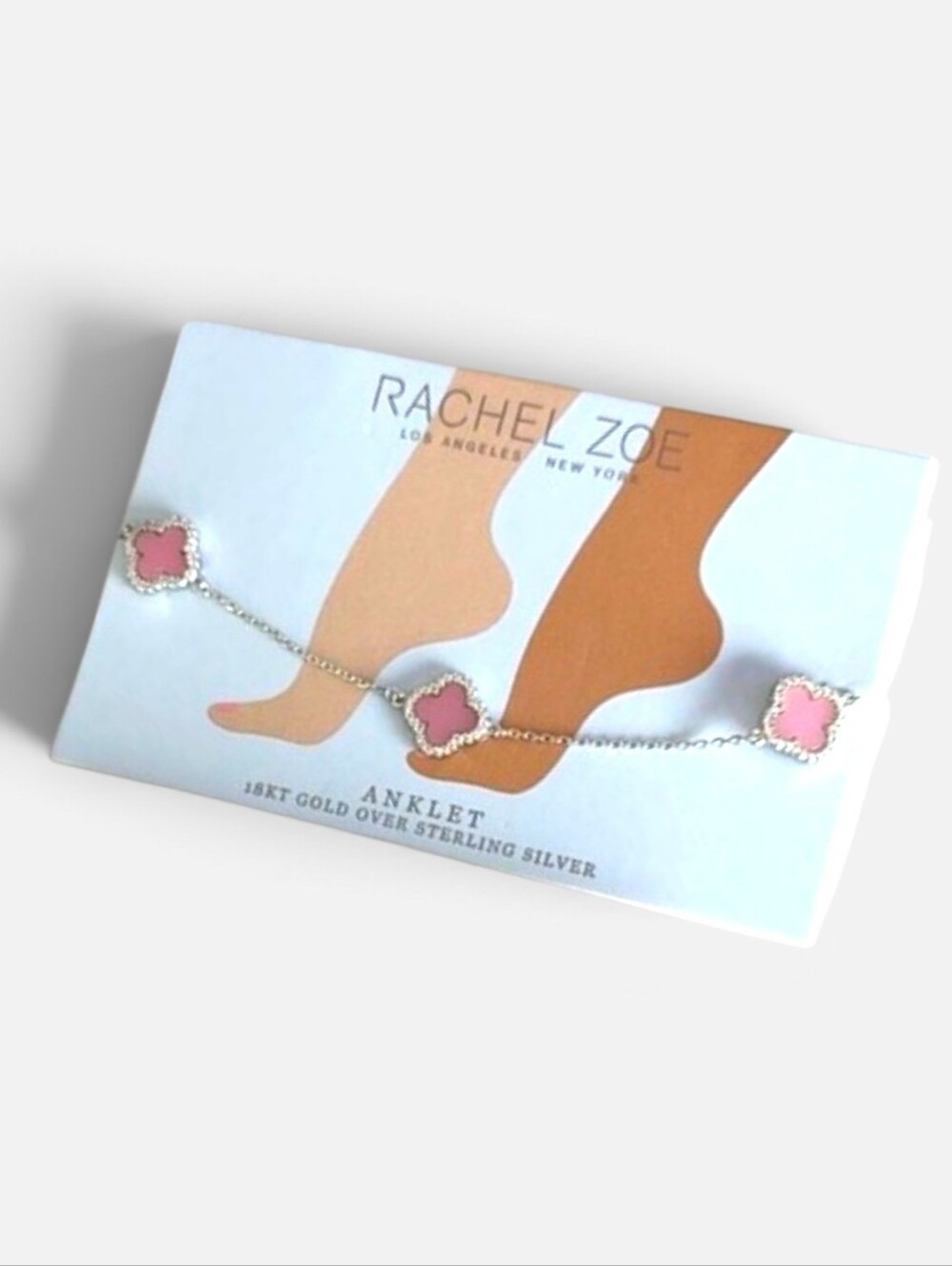 Rachel Zoe 18KT gold over sterling silver anklet